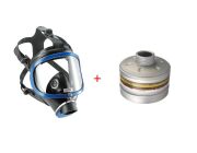 Drager 6300 Tam Yüz Gaz Maskesi+Drager A2B2E2K2HgP3 R D (KBRN FİLTRE) Filtre