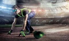 Univet 5X9.04.02.09 Siyah/Yeşil Çerçeve Yeşil Ayna Lens G.Gözlüğü