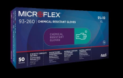 Ansell MICROFLEX 93-260 Kimyasal Dirençli Nitril İş Eldiven XL BEDEN