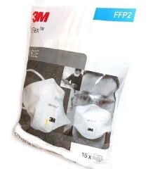 3m 9162e Ventilli vflex FFP2 toz maskesi 15'li ADET