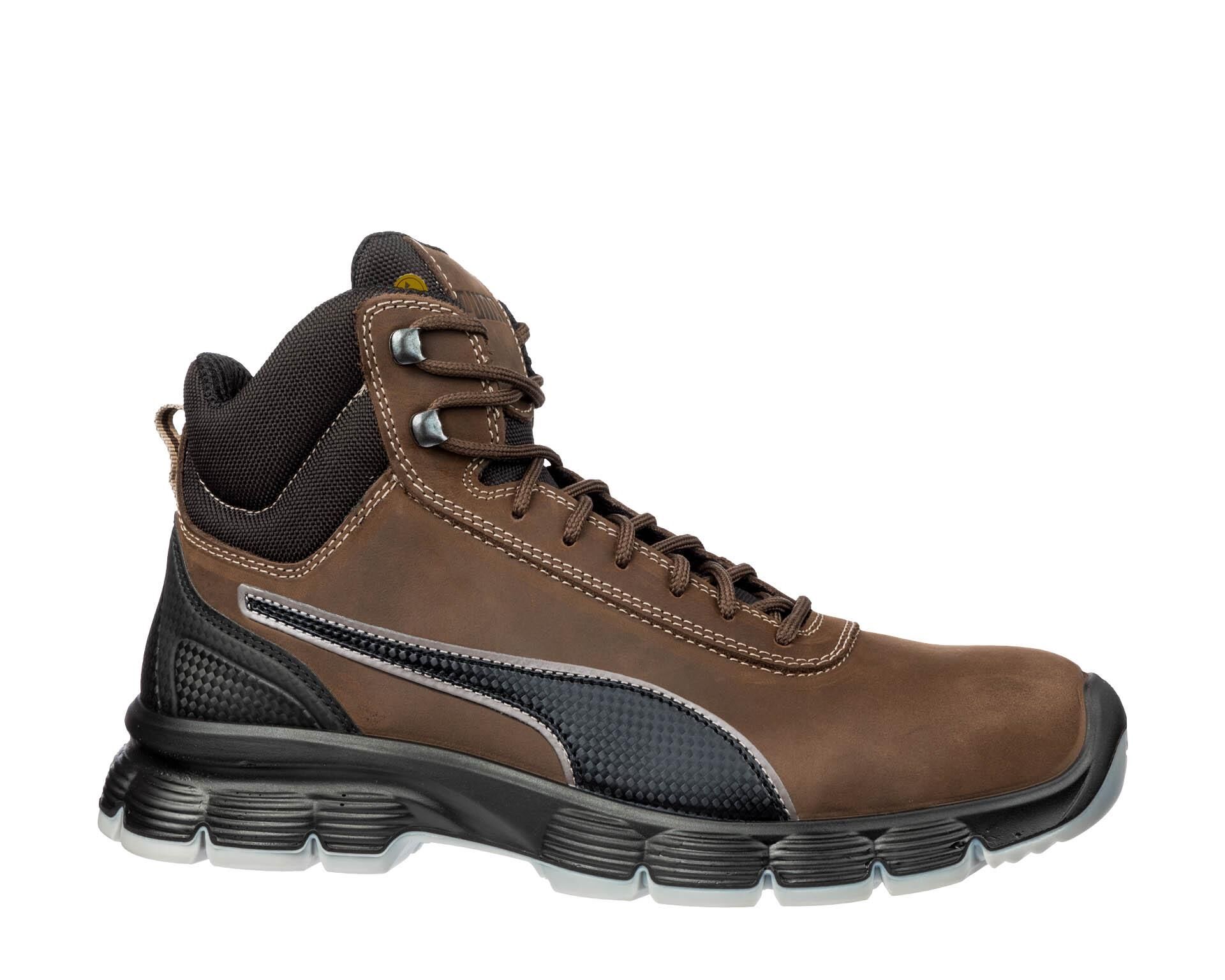 Puma Safety Condor Mid Çelik Burunlu Nubuk Deri İş Ayakkabısı S3 SRC ESD NO:44