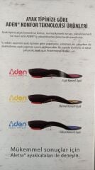 ADEN AYAKKABI ASTARI (Normal Kemerli Ayaklar için)(39-40)