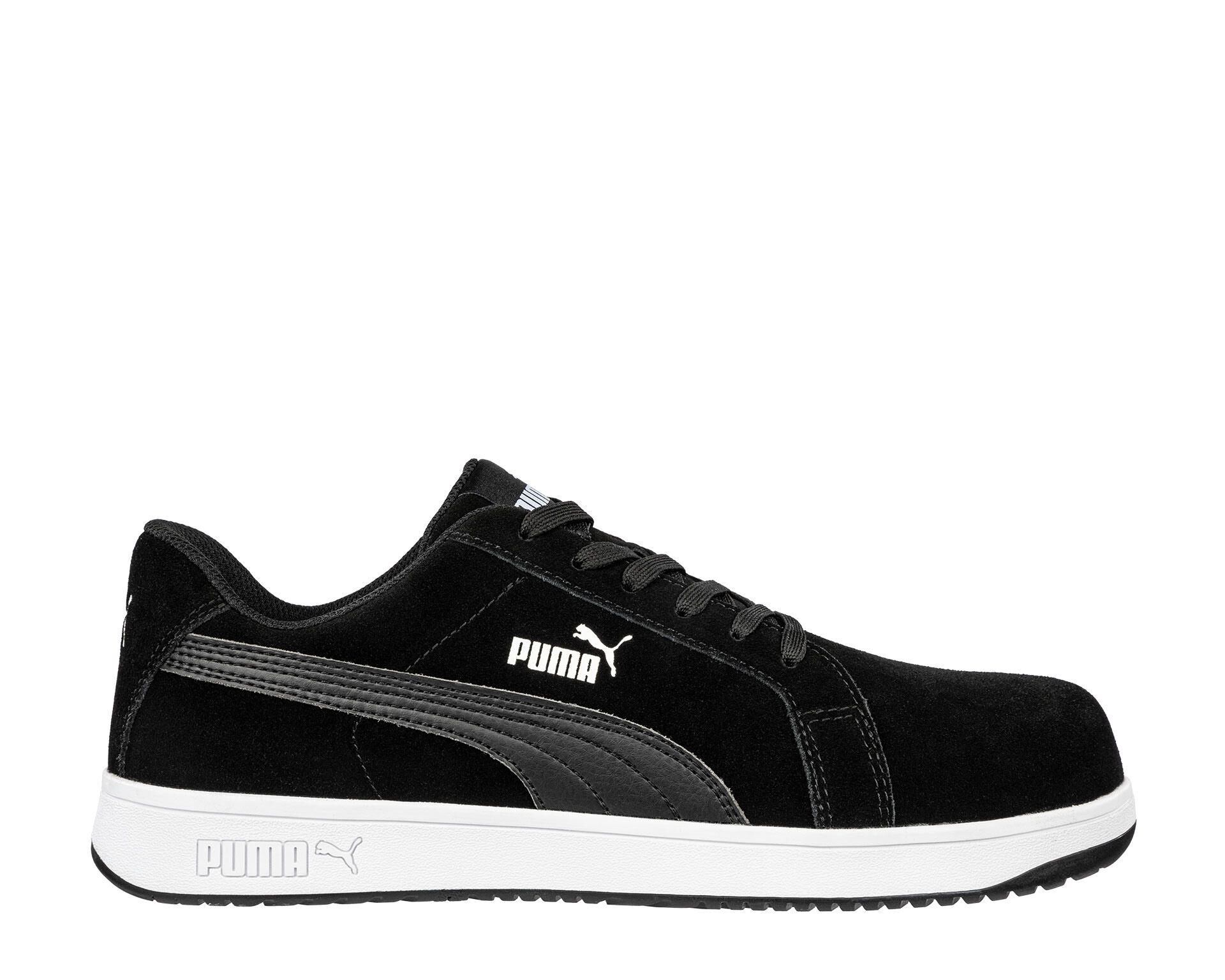 Puma Safety ICONIC BLACK LOW  Fiberglas burun S1PL ESD İş Ayakkabısı NO:40