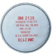 3M 7501 Yarım Yüz Maskesi (S BEDEN)+2138 P3 Organik Ozon Gaz Buhar Filtresi