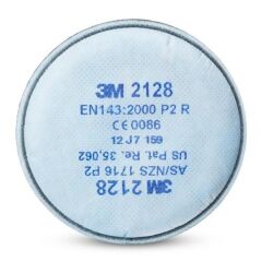 3M 7501 Yarım Yüz Maskesi (S BEDEN)+2128 P2 Organik Ozon Gaz Buhar Filtresi