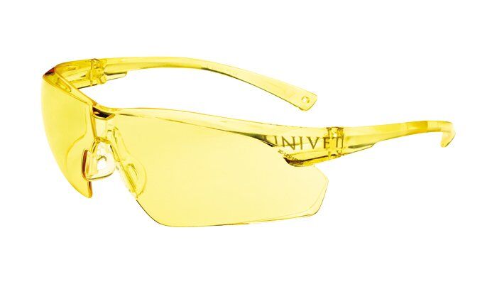 Univet 505U.00.00.19 Sarı Koruyucu Gözlük