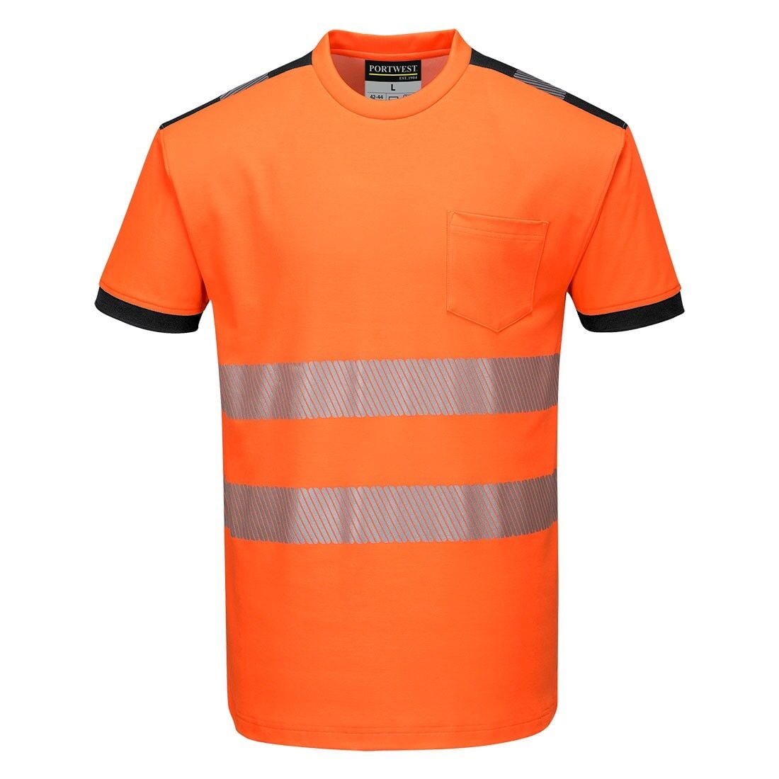Portwest T181 - PW3 Hi-Vis Cotton Comfort T-Shirt S/S (L BEDEN)