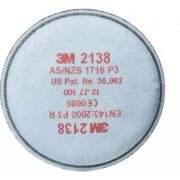 3m 6200 Yarım Yüz Gaz Maskesi+2138 P3 ORGANİK OZON FİLTRESİ