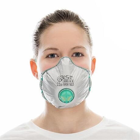 BLS Zer0 30 FFP3 R(REASUBLE-Tekrar Kullanılabilir) D Toz ve Sİs Maskesi EN149:2019 (10 LU ORJİNAL KUTULARDA)