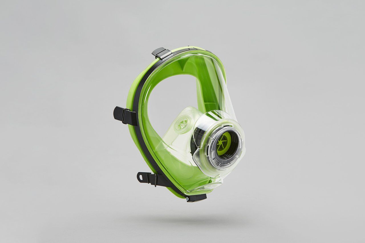 BLS 5400  RD40 Bağlantılı Sınıf 3 Tam Yüz Maskesi MIL-STD-662F:1997 (zırh için V50 balistik testi).