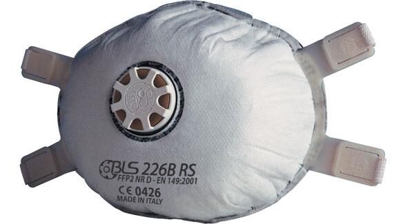 BLS 226B RS FFP2 NR D Aktif Karbonlu Konik Toz Maskesi (10 lu pak