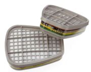 3M 6000 VE 7000 serisi gaz maskeleri için 6059 Gaz ve Buhar Filtresi (Kartuşu) 1 Çift