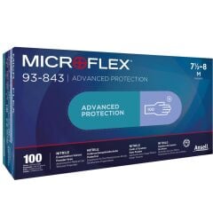ANSELL MICROFLEX® 93-843 NİTRİL ELDİVEN (100 LÜ PAKET) S BEDEN