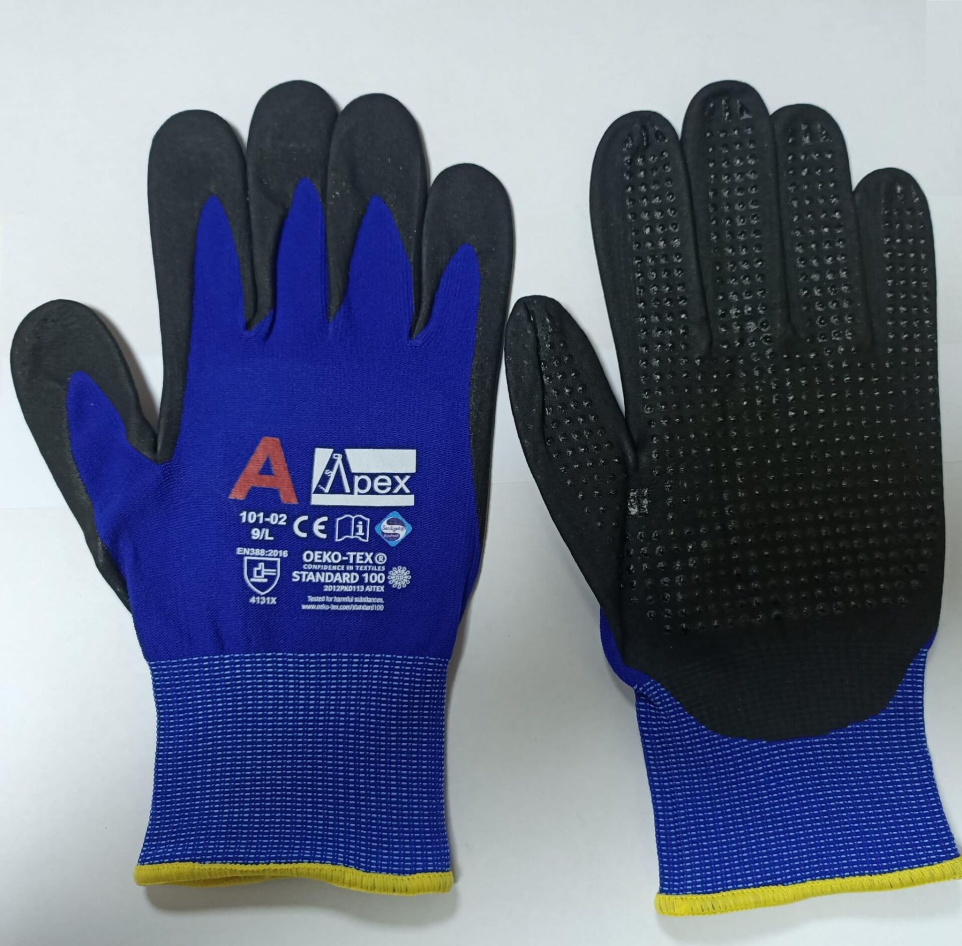 Apex 101-00 Nitril Köpük Eldiven Dodlu (4131X) NO:9