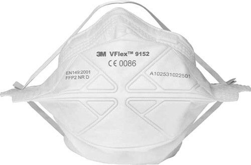 3M Vflex 9152e FFP2 Solunum Maskesi (10 Adet)