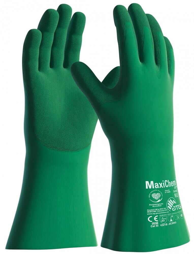 ATG MaxiChem® Cut™ With TRItech™ 76-833 Kimyasala Dayanıklı Eldiven NO:9
