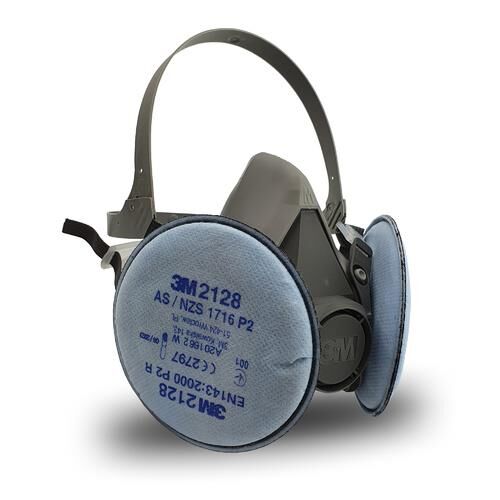 3m 6300 Yarım Yüz Gaz Maskesi+2128 P2 Organik FİLTRE