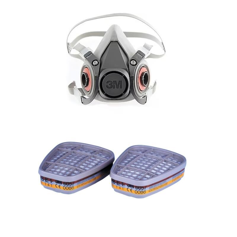 3m 6300 Yarım Yüz Gaz Maskesi+6057 ABE1 Gaz ve Buhar Filtresi
