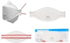 3M 9330  Aura  Ventilsiz Tek Kullanımlık Toz ve Sİs  Maskesi, FFP3   (10 adet)