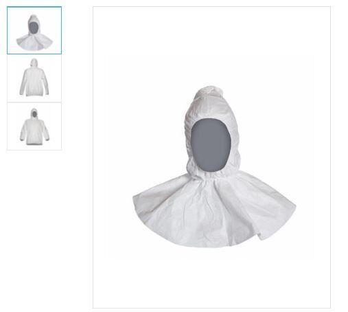 Tyvek® 500 Başlık (Tyvek® Başlık) Beyaz - Cat. I