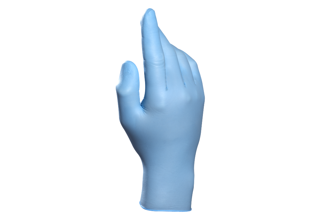 Mapa Solo 997 Nitril Eldiven (10 MİKRON MAVİ NTİRİL 100'lü PAKET)(M BEDEN)