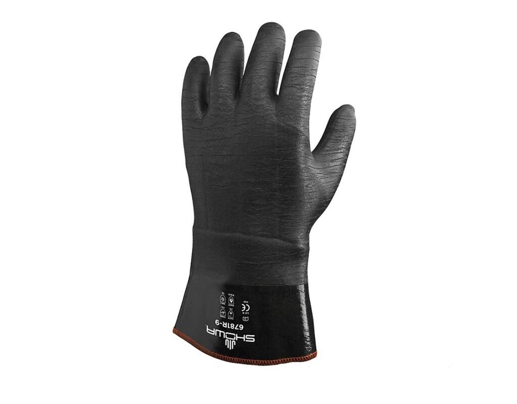 SHOWA 6781R KİMYASAL SIVI GEÇİRMEZ ISI DAYANIMLI İŞ ELDİVENİ NO:10