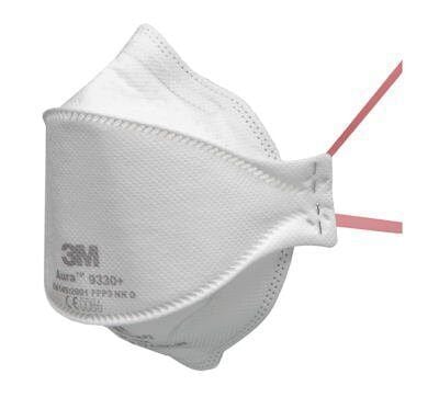 3M™ Aura™ 9330+Tek Kullanımlık Toz Maskesi, FFP3,